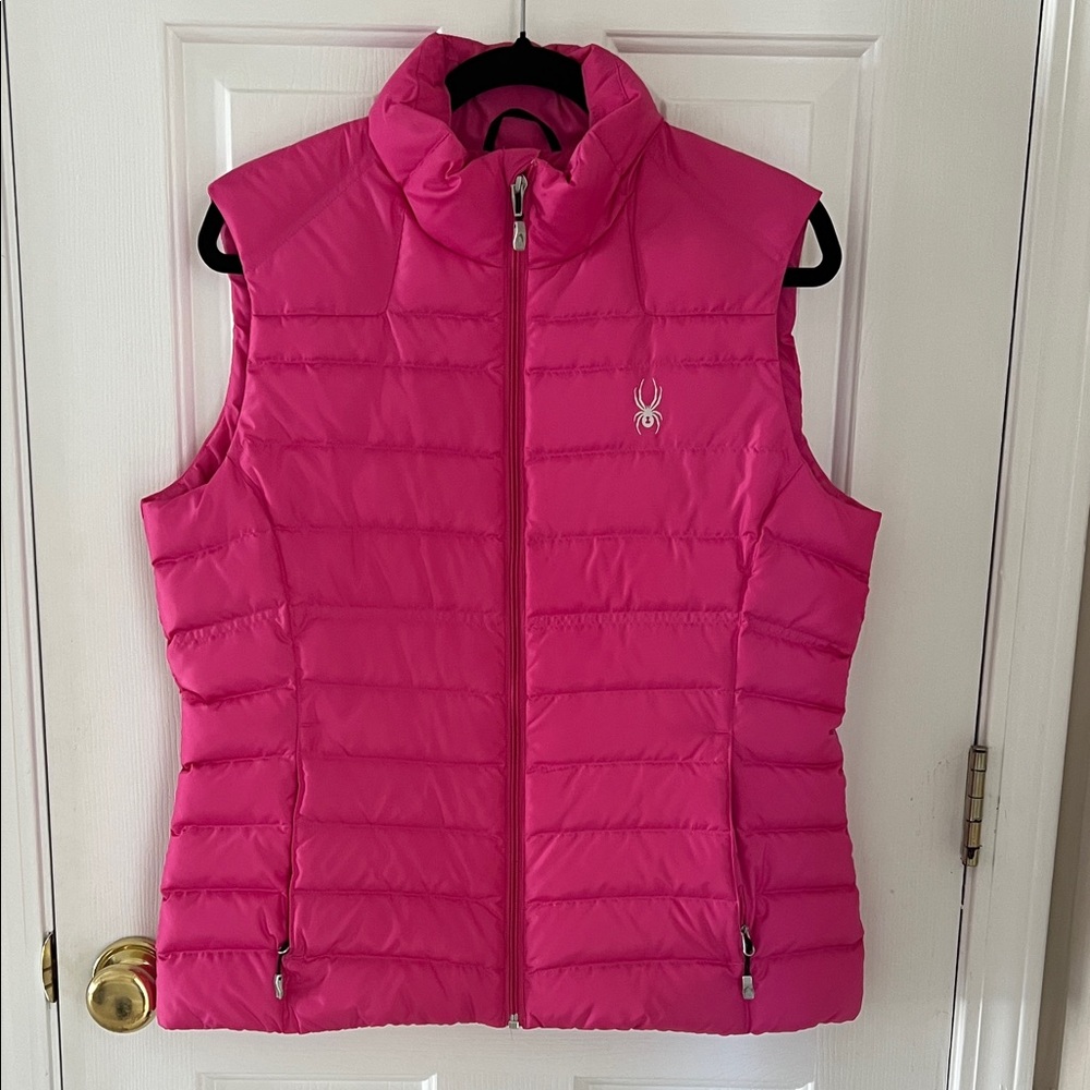 Spyder Women's Pink Puffer Vest